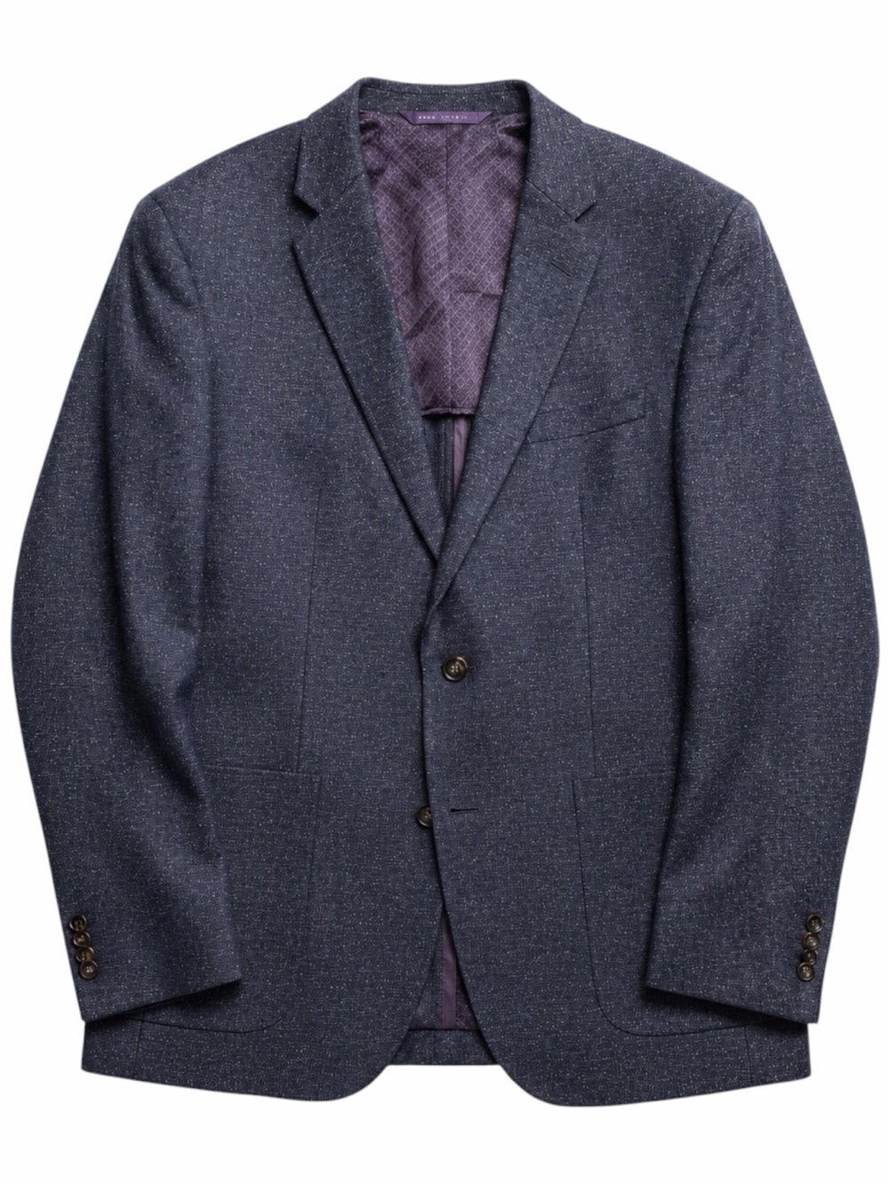 Ted Baker Endurance Wool Silk Sport‎ Coat Blazer Navy Flecked 42L